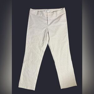 Banana Republic Cream Straight Leg Pants. Size 12.